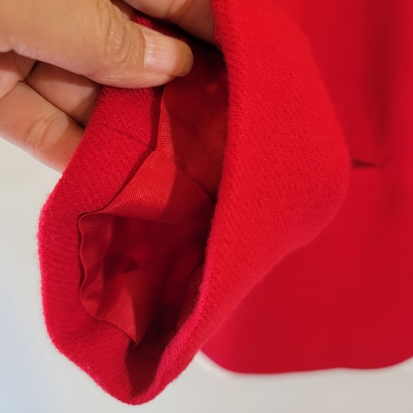 VTG SAG HARBOR 100% Wool Women's Blazer Sz 12 Single Breasted Office Career - Picture 8 of 12